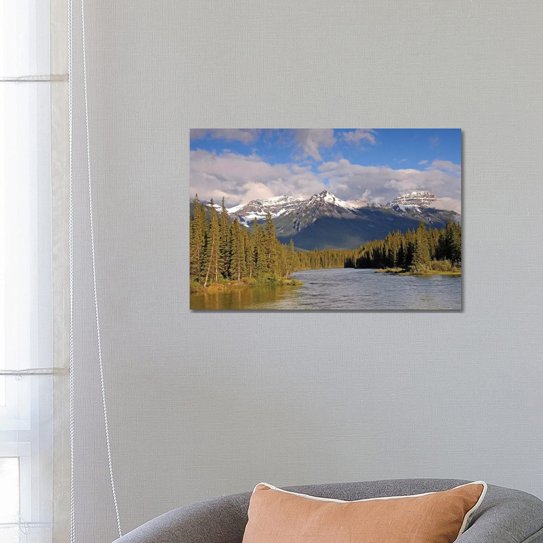 The Canadian Rockies by Brian Wolf - Wrapped Canvas Print