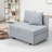 70" Upholstered Convertible Sleeper Sofa, 5-Position Adjustable Backrest Pull Out Sofa Bed, Fold Out Chair Bed For Living Rooms, Apartments-280245034