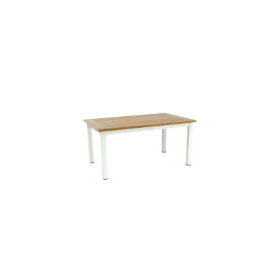 SoHo 40" Rectangle Teak Aluminum Outdoor Coffee Table