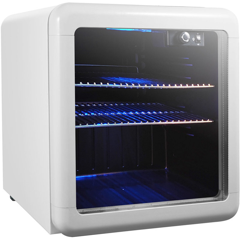 1,7 cu. Réfrigérateur à boissons rétro, Blanc