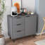 Armoire de rangement avec tiroirs et tablette réglable
