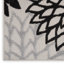 Tapis intérieur / extérieur noir / gris / blanc à motif floral Arnelle-879009601