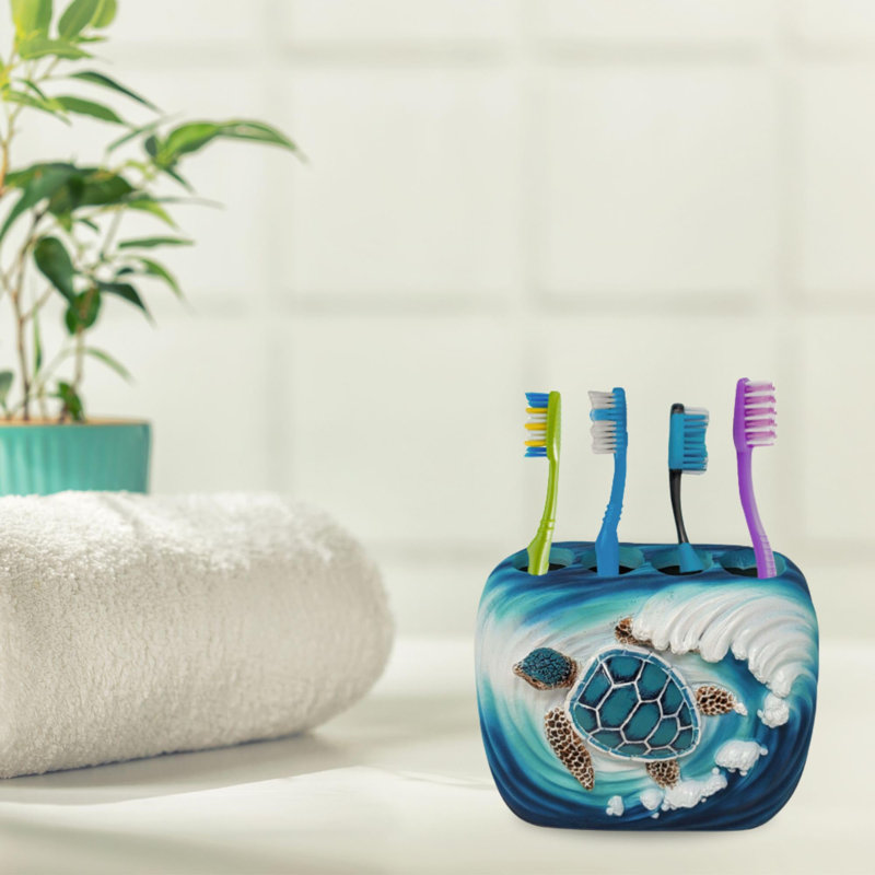 Porte-brosse à dents en résine