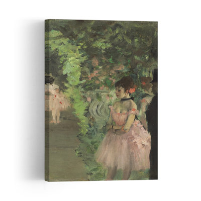Dancers Backstage, 1876-1883 Impressionist Abstract Contemporary Wall Art Print