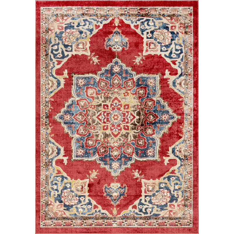 Tapis oriental bourgogne Edens, Rectangle 2 pi 2 po x 3 pi 1 po