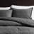 Twin/Twin Xl 2Pcs Comforter In Grey, 100% Cotton Twill Washed, Softness, All , Versatile Design For Any Decor, Standard 100 , Oversized Cotton, Cozy Feel, Timeless Elegance,