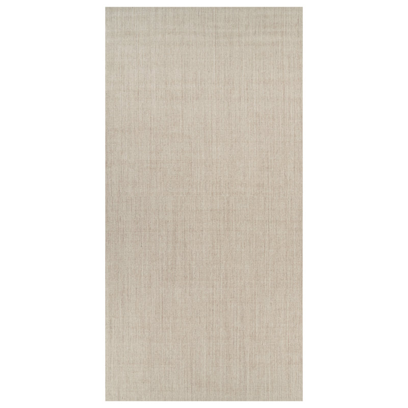 Rug & Kilim’S Oversized Modern Textural Solid Rug In Beige Tones And Striae