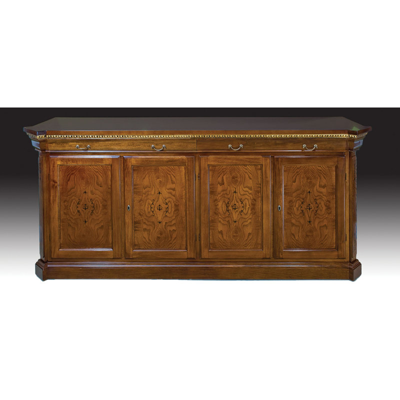 82" Wide 2 Drawer Wood Sideboard
