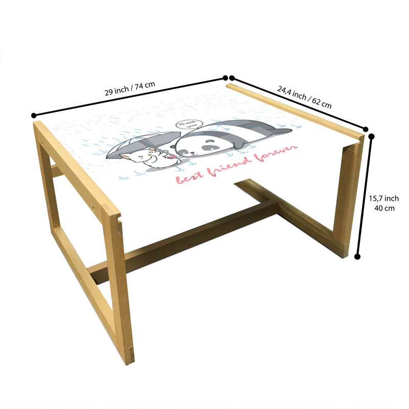 Jalishia Sled Coffee Table, 62cm H x 74cm W x 40cm D