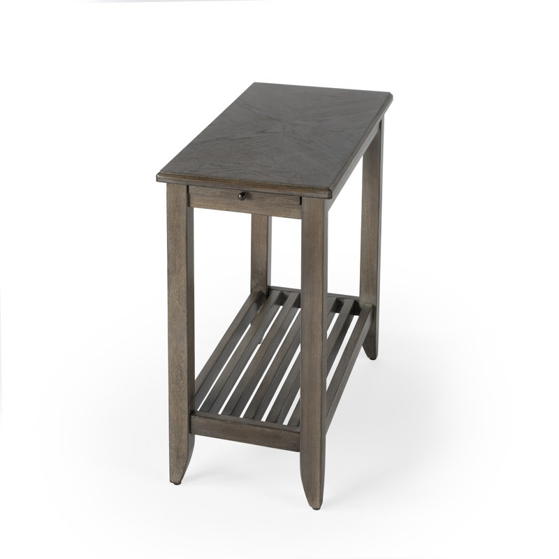 Parkhur End Table with Storage, Light Wood