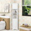 Grande armoire de coin autoportante Vanbrunt avec tablettes réglables et portes à motif rainuré-360668195