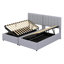 Très grand lit plateforme tapissier - Système de rangement hydraulique inclus-115885236