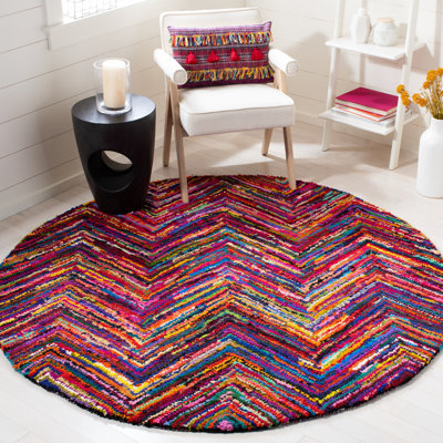 Anaheim Hand Tufted Wool Pile Chevron Rug