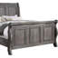 Très grand lit, design gris, mobilier de chambre transitionnel, gris, matériau-124500105