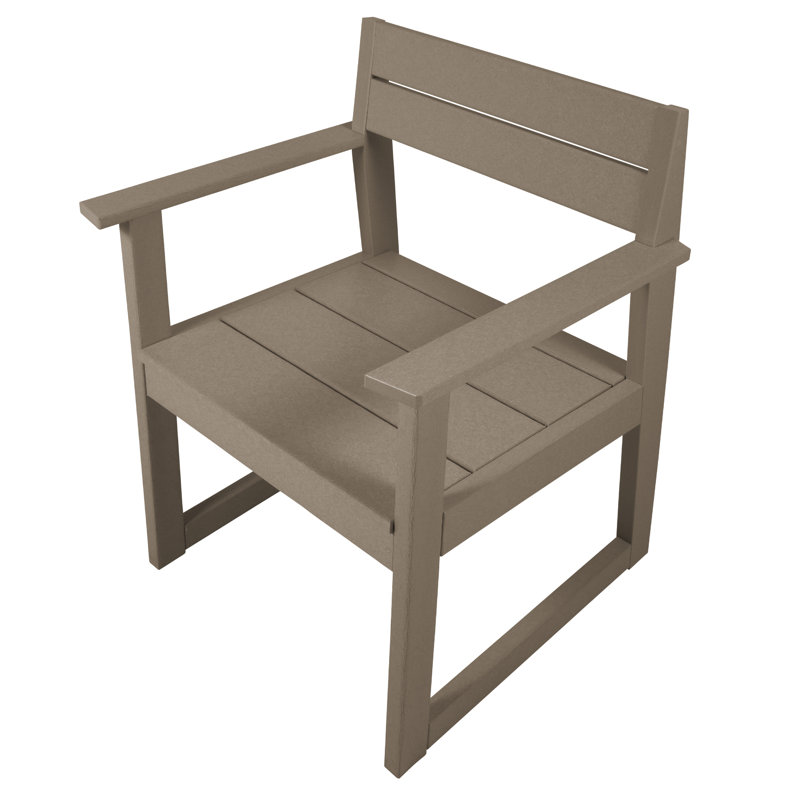 Fauteuil de salle à manger Cifuentes, Brun clair Cabana