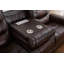 Causeuse inclinable manuelle en similicuir de 87 po de largeur Adele-1718017049