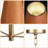 5 - Light Dimmable Classic / Traditional Chandelier with Fabric Shades