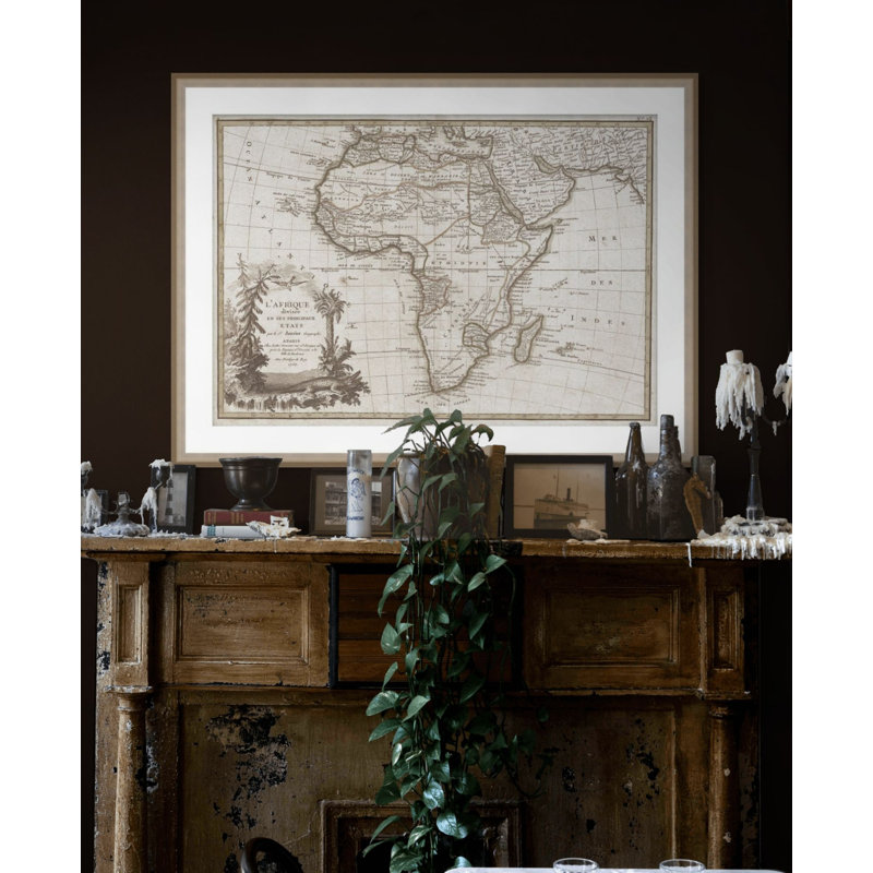 Geographicus 1 Print by Studio L57 Nouvelle, 11.75" H x 13.75" W