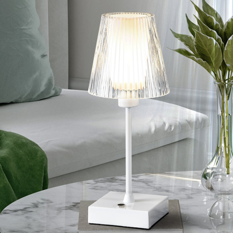 Zuria Metal Desk Lamp, White