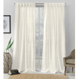 Leon Semi-Sheer Curtain Panel Pair