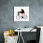  «Monkey Riding Bike» par John Hovenstine, art mural sur toile, 18 po x 18 po