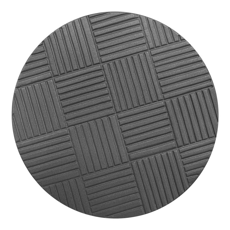 Foundation Outdoor Round Side Table, Dark Gray