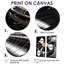Vinyle reflet de disque vinyle - impressions d'art noires sur toile 2 panneaux-301040345-301040346-301040350