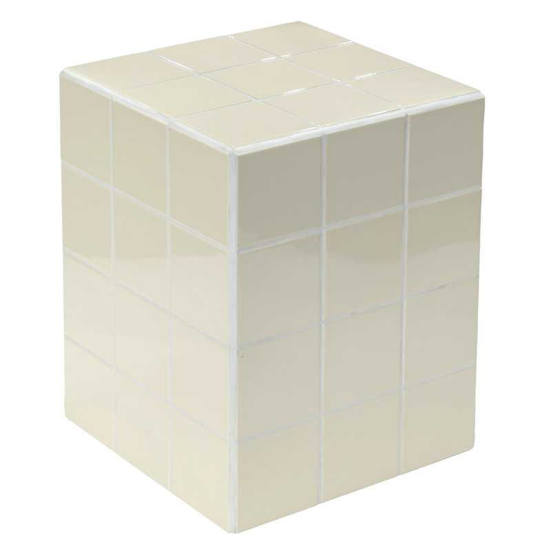Table d'appoint Rebekah, Blanc