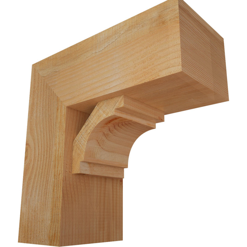Support Merced Block avec support décalé, 18 po x 18 po, Sapin Douglas de l 8 po (scié brut)