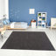Myshaggy Collection Rugs Solid Design in Dark Grey-925761119