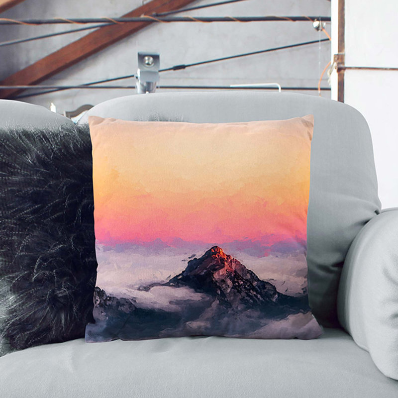 Square Throw Cushion, 55cm H x 55cm W x 20cm D