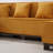U-shaped Sectional Sofa and 6 Pillows (Orange)-1174278691