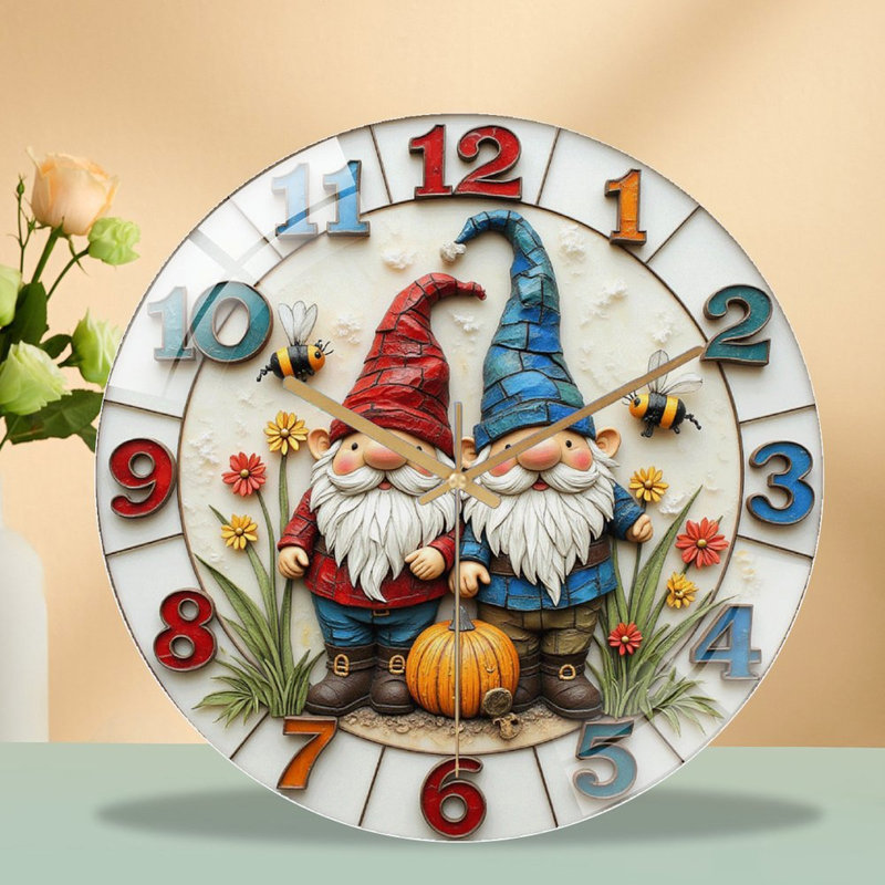 Horloge murale de jardin