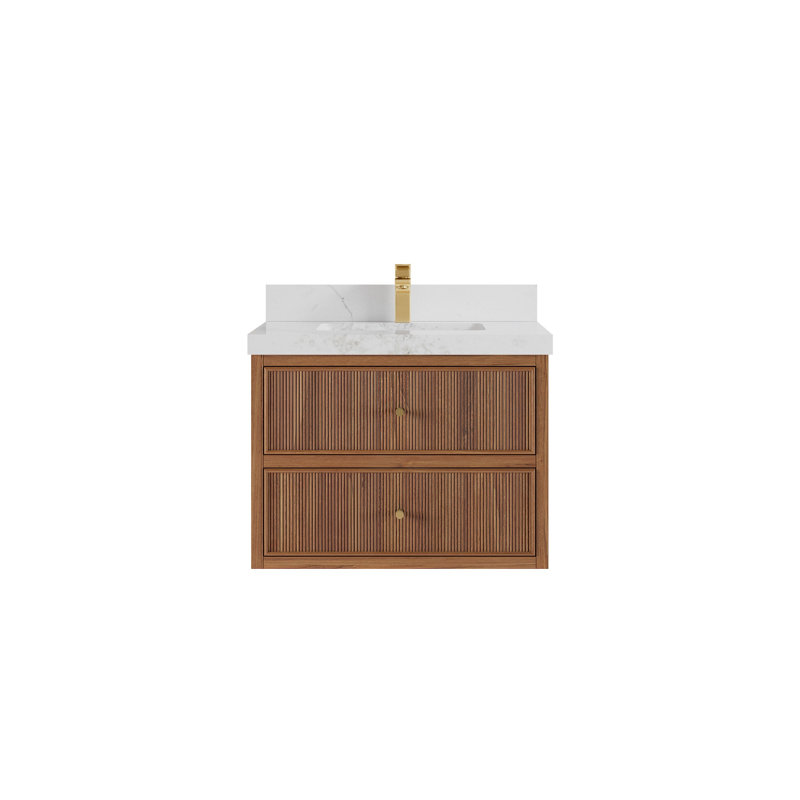 Ensemble de meuble-lavabo simple 30 po Sonoma, Calacatta Nuvo