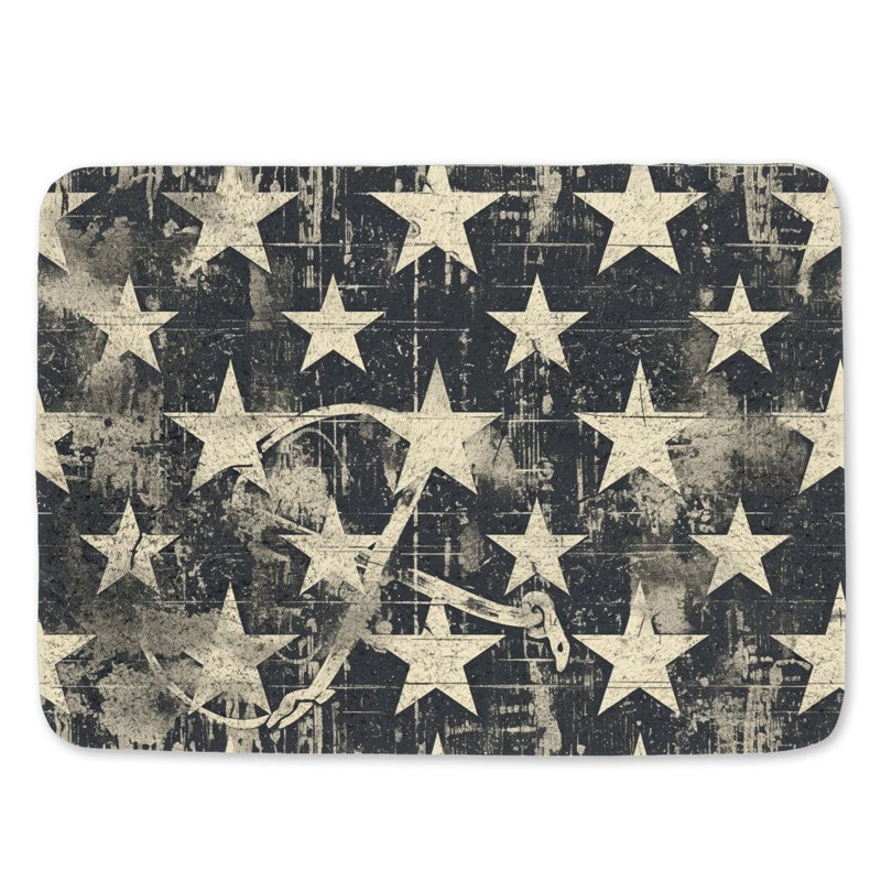 Jazzmyne Microfiber / Microsuede Non-Slip Bath Mat, 17"W x 24"L