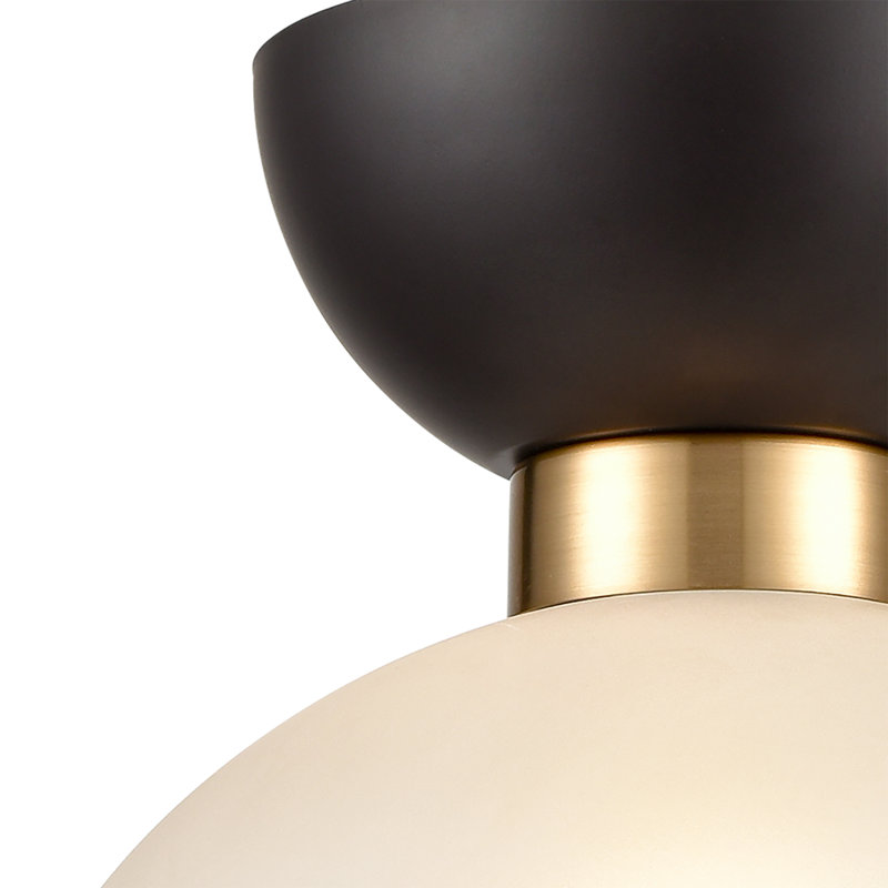 Softshot 12'' Wide 1-Light Pendant - Black