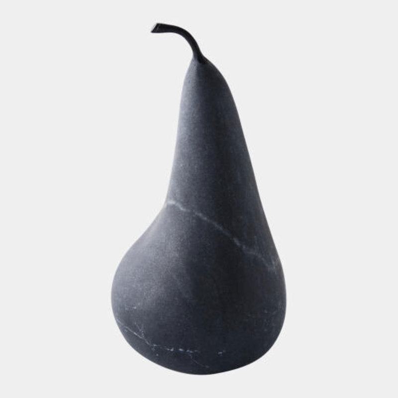 Sculpture Pera - sculpture noire H 7 po x l 4 po x P 4 po, H 7 po x l 4 po x P 4 po, Noir