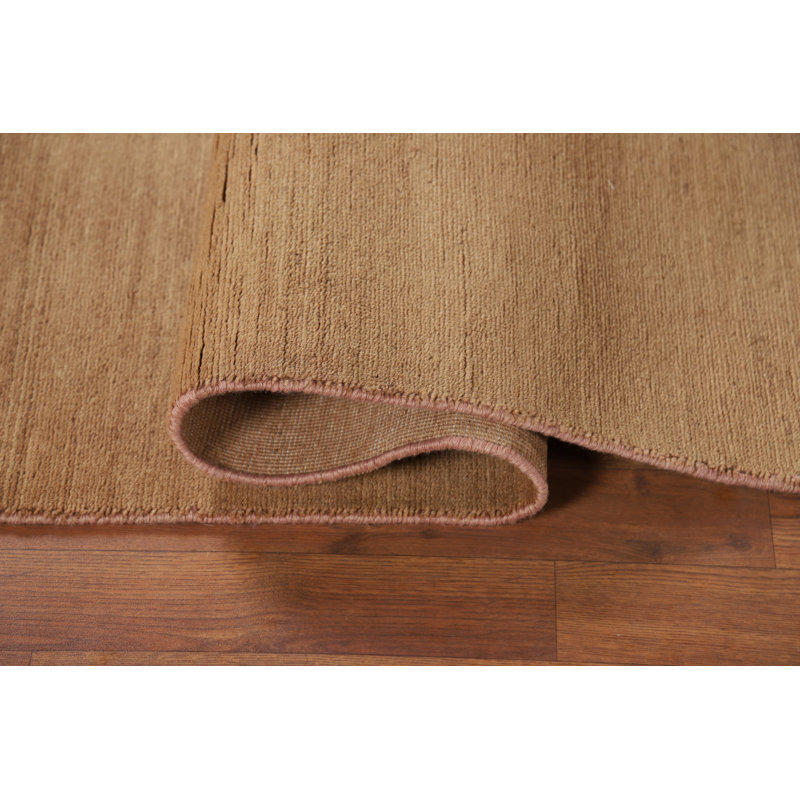 Light Brown Gabbeh Modern Runner Rug 3x10