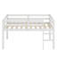Lit mezzanine en bois avec échelle-2062081763