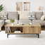 Solid Wood Coffee Table with Storage