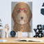 «Goldendoodle portant des lunettes de hipster» par les affiliés Furbaby-1003654196