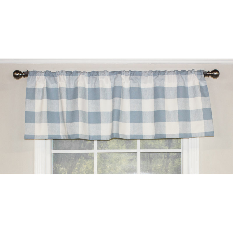 Cantonnière sur mesure 50 po Halma, Bleu
