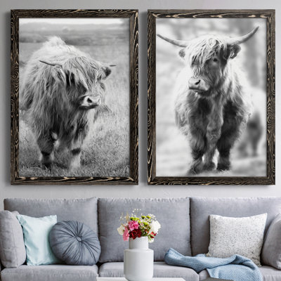 Gretna Green Highland - Ensemble de 2 cadres photo sur toile