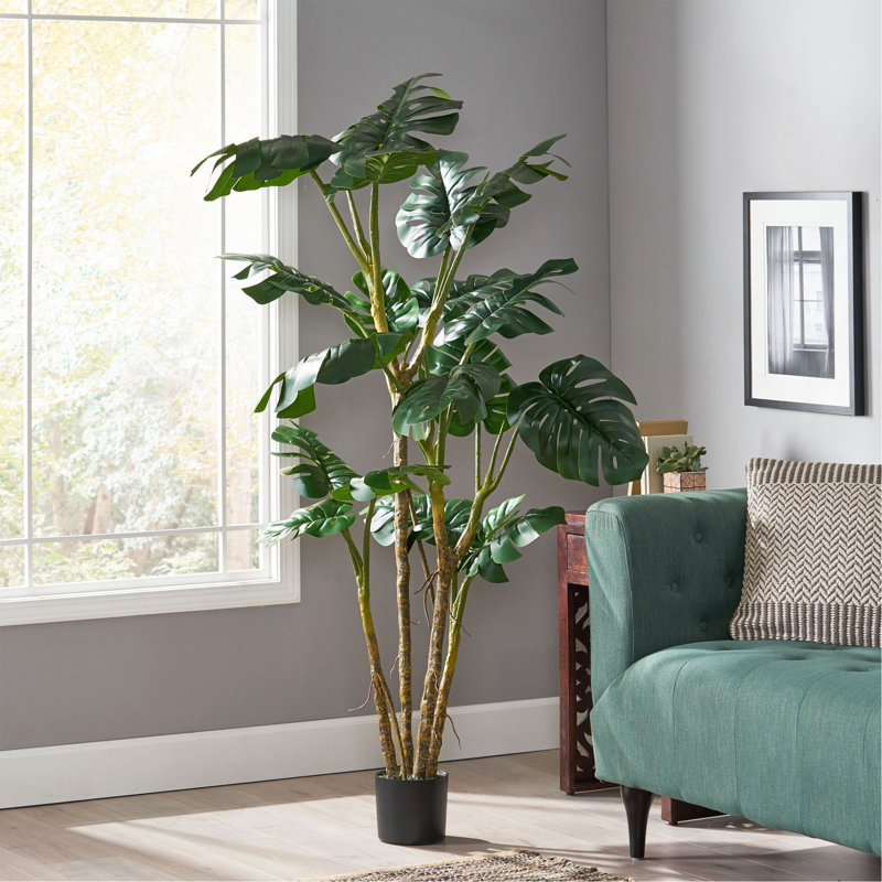 71" H Artificial Monstera Tree