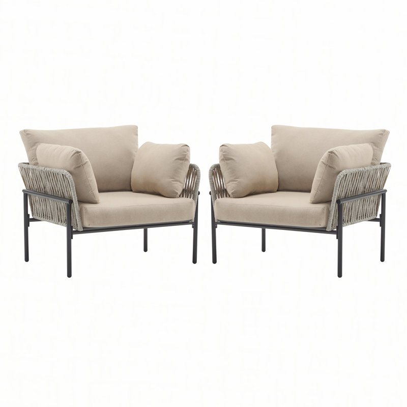 Chaises d'appoint Caniah, Gris