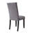 Cateno Leyun Velvet Side Chair in Gray