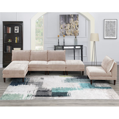 Sorci Upholstered L-Shaped Sectional Reversible