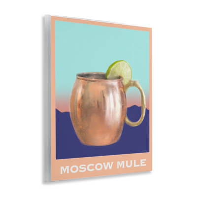 Moscow Mule over Landscape Wall Plaque, design by Matthew Piotrowicz
