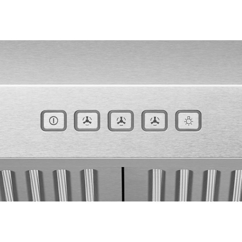 Hauslane 30" Stainless Steel 250 Cfm Convertible Under Cabinet Range Hood With Baffle Filter