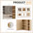 Multi-Function Mirror Cabinet, Wall Mounted Cabinet